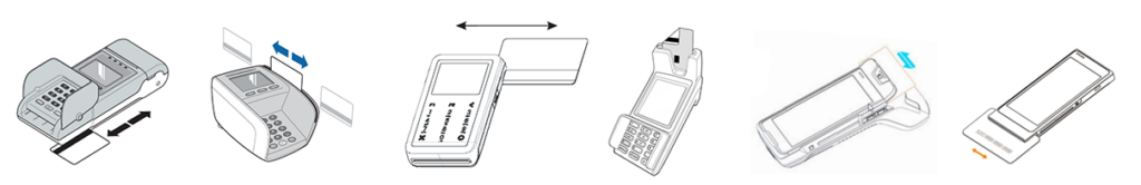 Terminals Magnetstreifen Leser Karte durchziehen